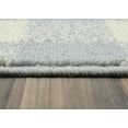 thumbnail image 5 of Garland Rug Country Living Buffalo Plaid 5 ft. x 7 ft. Area Rug Soft Silver/Ivory, 5 of 7