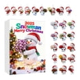 thumbnail image 1 of Calendario de Adviento 2025 para niños y niñas con adorno colgante de muñeco de nieve. Estilo A, 1 of 9