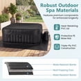 thumbnail image 4 of Costway 71" Inflatable Hot Tub with 130 Air Jets Electric Heater Pump Filter Cartridges, 4 of 9