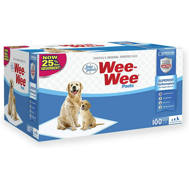 AllAbsorb Four Paws WeeWee Puppy Dog Training Pads 22" x