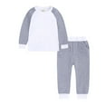 thumbnail image 3 of CSCHome - Conjunto de pijama y pantalón para bebé (3 meses a 13 años), manga larga, dos piezas, cuello redondo, para primavera y otoño, 3 of 6
