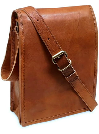 ABBYSQURE Man Purse Crossbody Leather, Mens Shoulder Bag Leather Messenger  Bag For Men OR big boy