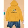 thumbnail image 3 of Buon Ferragosto Cute Gnomes Hoodie Juniors -Image by Shutterstock,  Small, 3 of 4