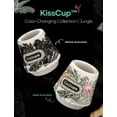 thumbnail image 3 of Cocinare KissCup Ceramic Espresso Cup - 2.2oz Demitasse Cup for Espresso, Pour-over coffee & Tea, Jungle, Color-Changing Collection C101, 3 of 3