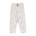 thumbnail image 4 of Naloa Happy Easter Print Women’s Ultra-Soft Comfy Pajama Lounge Pants with Pockets & Drawstring, 4 of 8