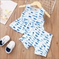 thumbnail image 1 of YEEDISON Summer Baby Sets Baby Clothes Sets 2 Pcs Tie Dye Sleeveless Tops+short Pants Cotton Casual Infant Clothes Girls Clothes for 3-19M, 1 of 4