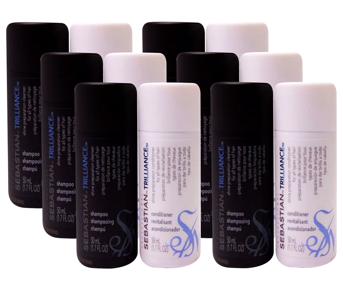 Sebastian Professional Trilliance Shampoo & Conditioner, Travel Size, 1