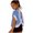 Blue, variant on Girls Athletic Tank Tops Girls Athletic Shirts Short Sleeve Open Back Tops Active Sports Tshirts Workout Crop Tees Activewear(Green,4-5 Years)