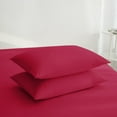 thumbnail image 6 of IR Imperial Rooms 3 Piece Duvet Cover Set Soft Microfiber Button Closer Color Red Full All-Season, 6 of 6