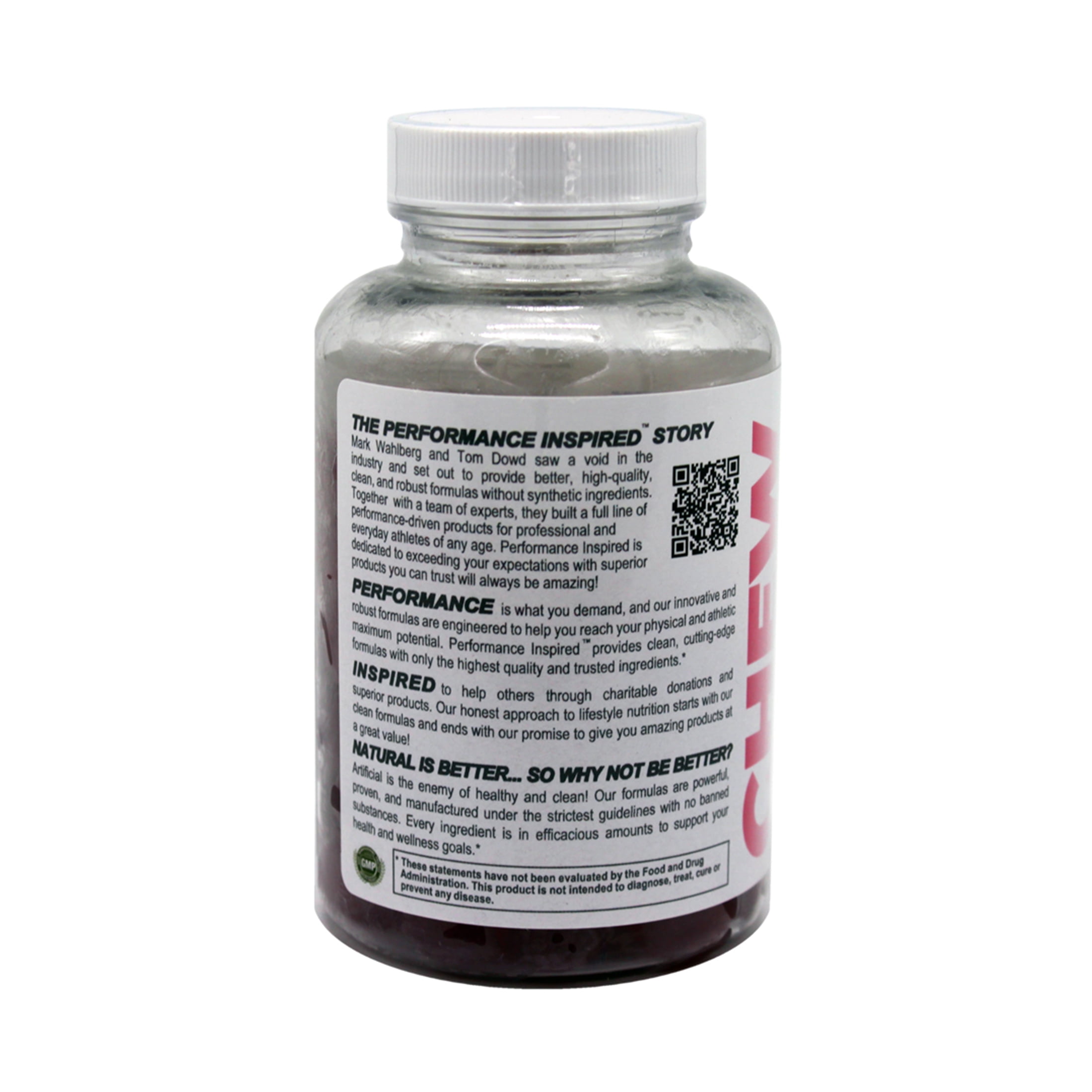Performance Inspired Nutrition - Hair, Skin & Nails Multivitamin Gummy - Biotin - 60 Count - Raspberry Flavor
