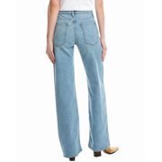 HUDSON Jeans womens Rose High-Rise Oak Wide Leg Jean, 24, Blue