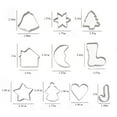 thumbnail image 3 of 10 Sets Large Christmas Cookie Cutters Christmas Cookie Cutters Small Cookie Cutters Holiday Cookie Cutters Mini Christmas Cookie Cutters Christmas Tree Cookie Cutter, 3 of 8