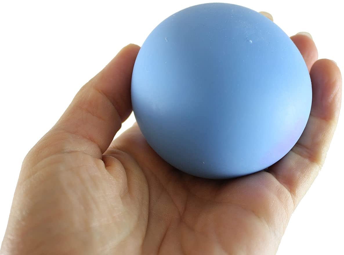2 Color Changing Doh Filled 2.5" Stress Balls - Shaving Cream Like Dough Filling - Squishy Gooey Shape-able Squish Sensory Squeeze Balls (RANDOM COLORS)