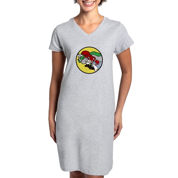 CafePress - Horned Warrior Friends Roller Derby (Unicorn, Narw - Women's Nightshirt
