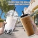 thumbnail image 2 of 100pcs Disposable Plastic Boba Milk Tea Drinking Straws, 2 of 5