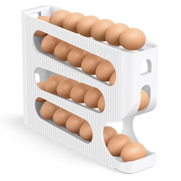 Soporte para huevos Sotfamily para nevera, 28 huevos de gran tamaño