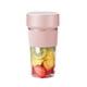 thumbnail image 1 of Bewildely Exprimidor portátil eléctrico, licuadora de vaso, recargable por USB, inalámbrica, mini batidora, máquina para hacer jugos de Cocina y Comedor rosa, 1 of 6