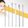 thumbnail image 3 of 2 Paquets 6 Pcs/ensemble Cure-Oreilles Cure-Oreilles en Acier Inoxydable Dissolvant de Cire Curette Curette, 3 of 5