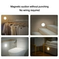 thumbnail image 3 of Fmxomd 4 Pack Motion Sensor Closet Lights, USB Rechargeable LED Puck Lights, Under Cabinet Lights, Night Lights, Dimmable, 3 Color Temps, Adhesive Stick on for Closet, Stairs, Cabinets, 3 of 9