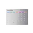 thumbnail image 2 of Fwttom Display Board, Acrylic Magnetic Calendar Board for Fridge,Monthly Calendar & Blank Board for Refrigerator,Program Management Sticker Display Whiteboard Acrylic Board Calendar, 2 of 7