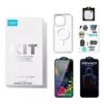 thumbnail image 1 of Kit Privacidad Funda Clear Para iPhone +2 Micas + 1 Mica Cam, 1 of 7