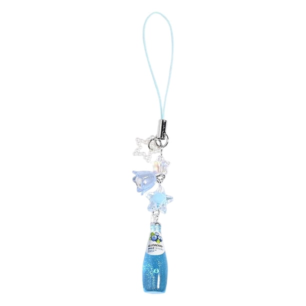 Crystal Beads Agua Teléfono Cadena Colgante Bolsa Accesorios Cuenta Decoración