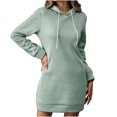 thumbnail image 1 of Sudadera con capucha de manga larga informal para mujer a la moda, camisetas sólidas para mujer, sudaderas Fridja  FKASFK5631, 1 of 7