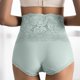 thumbnail image 2 of Gibobby Panty sexy Ajuste Ropa interior de encaje para mujer, talla grande, cintura alta, algodón, , cubierta completa(Verde， M), 2 of 5