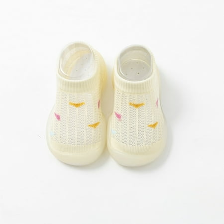 

EGNMCR Baby Socks Toddler Baby Boys Girls Cute Fashion Solid Color Mesh Hollow Out Breathable Soft Non-slip Toddler Shoes Socks Baby Sock Shoes - Baby Days