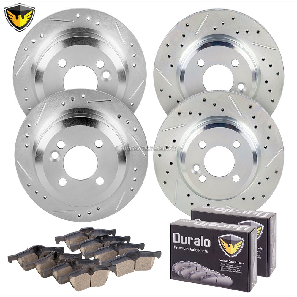 Front Rear Brake Pads And Rotors Kit For Mini Cooper 20022006