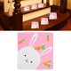 thumbnail image 5 of Patrón de animales de dibujos animados piso cinta antideslizante escaleras esmeriladas baño pegatina antideslizante parche 12 unids/bolsa rosa + conejo, 5 of 8