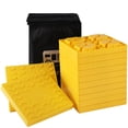 thumbnail image 1 of Keltrion Camper/RV Leveling Blocks,12 Packs Suitable for 4 Wheels, Interlocking and Anti-Slip Design with Carrying Bag, Heavy-Duty for Camp, 1 of 8