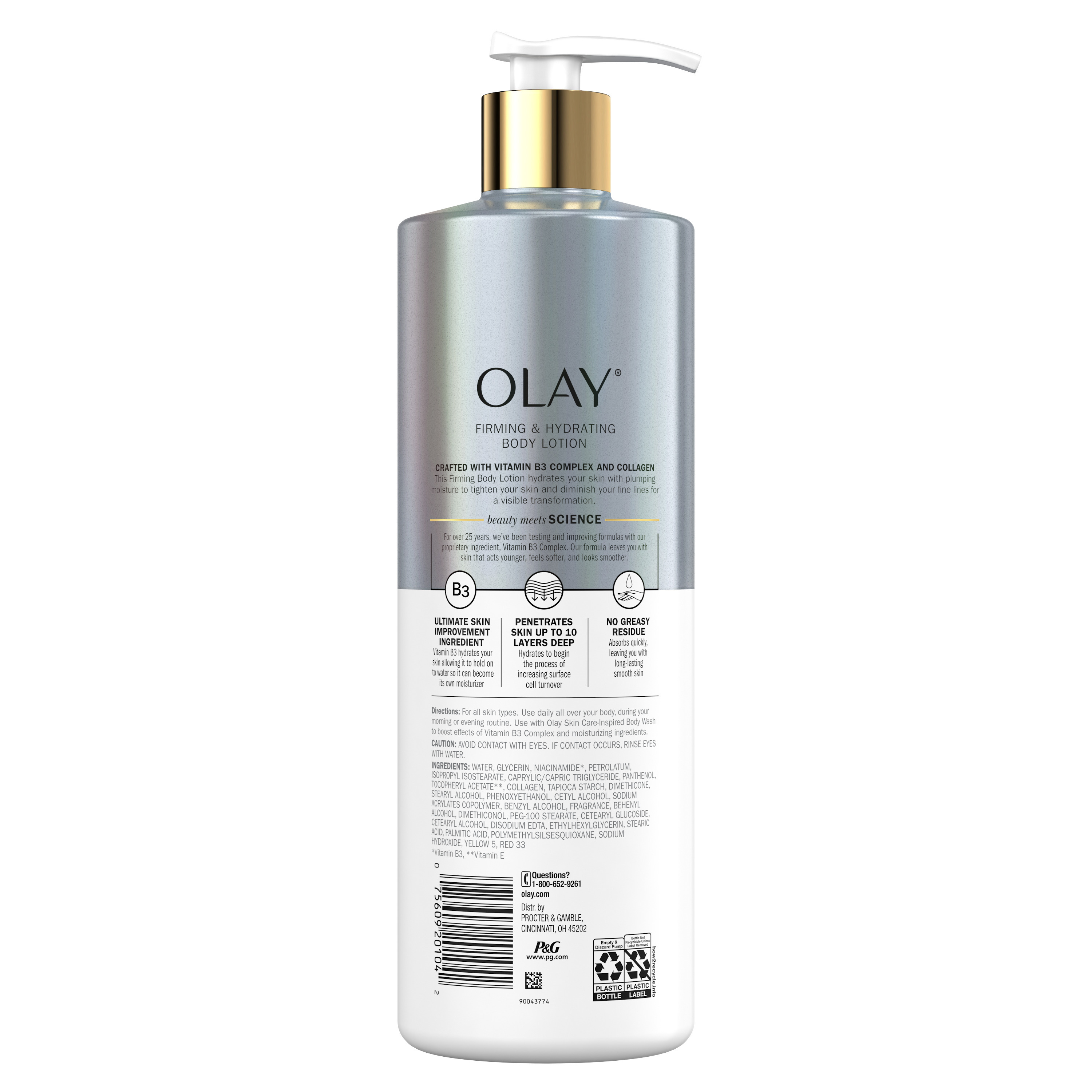 Olay Firming  Hydrating Body Lotion with Collagen, 17 fl oz Pump 
