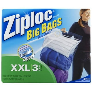 Ziploc® Big Bags - Large Size - 11.36 L Capacity - 15 (381 mm