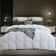 thumbnail image 4 of Goose Down Feather Comforter Set King/Queen Size 100%Cotton Ultra Soft, 4 of 9