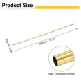thumbnail image 2 of 2Pcs Brass Round Tube, 2mm OD 0.5mm Wall Thickness 300mm Length Seamless Tubing, 2 of 6