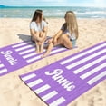 thumbnail image 3 of Personalized Beach Towel for Kids & Adults with Name 400GSM Custom 100% Microfiber Pool Towel Ultra Absorbent Super Soft Towels Personalized Gift for Women Men, 3 of 8