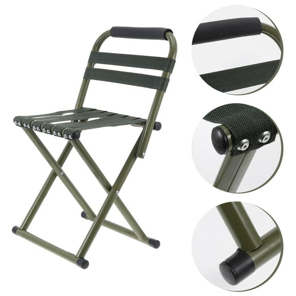 FENGGUIQU 1 Pce Tabouret Pliant de Camping Extérieur pour Usage Portable 11.8x13.8x10.8 Po