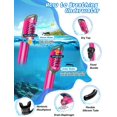 thumbnail image 3 of Set de equipo de esnórquel Zenoplige Mask Fins Snorkel para adultos, 3 of 7
