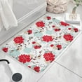 thumbnail image 3 of Pioneer Flower Floral Print Flannel Non Slip Door Rugs,Washable Door Mats Indoor,Decorative Door Mats,Dirt-Resistant and Absorbent Doormat for Entrance,Bedroom,Kitchen,Bathroom,23.5"x16", 3 of 5