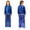 Royal Blue, variant on Unisex Boys Girls Hip-hop Jazz Performance Dancewear Street Dancing Outfits Shiny Sequins Hooded Jacket Pants Set Silver 10