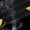 Black Yellow, variant on Castle Fairy Black Cat Black Out Curtains,Gothic Style Curtains Pack of 2 (42x63 Each)