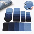 thumbnail image 6 of 30Pcs Iron-On Patches for Clothing Repair, Assorted Colors & Shapes Fabric Mending Kit with Denim, Twill & Cotton, No-Sew Heat Press Adhesive Patch for Jeans and DIY Crafts,3.7" x 4.9", 6 of 7