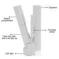 thumbnail image 4 of Handheld Microscope 100X Mini Pocket Portable Microscope LED Lamp Light Foldable Jewelry Magnifier M, 4 of 5