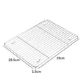 thumbnail image 3 of Stainless Steel Roasting & Cooling Rack, Sheet Oven-Safe Baking Tray with Multiple Welds, Thick Wire Grid, Oven & Grill Safe,39x29x1.5cm, 3 of 6