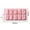 Pink, variant on Modern Ice Trays for Making Fresh Ice for Iced Tea, Smoothies, and Party Beverage Service