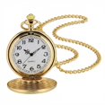 thumbnail image 1 of Reloj de bolsillo I-MART dorado de 47 mm con cadena vintage, 1 of 8