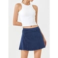 thumbnail image 6 of Female High Waist Denim Skorts Skirt Shorts M, 6 of 8