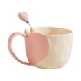 thumbnail image 2 of Taza de café Taza de té Reutilizable Drinkware Linda decoración creativa del hogar Taza de café Taza de agua para adultos Cocina Hogar Comedor Niñas Rosa, 2 of 8