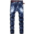 thumbnail image 5 of Ginsiom Mens Jeans Slim Fit Stretch Skinny Straight Leg Denim Pants, 5 of 6
